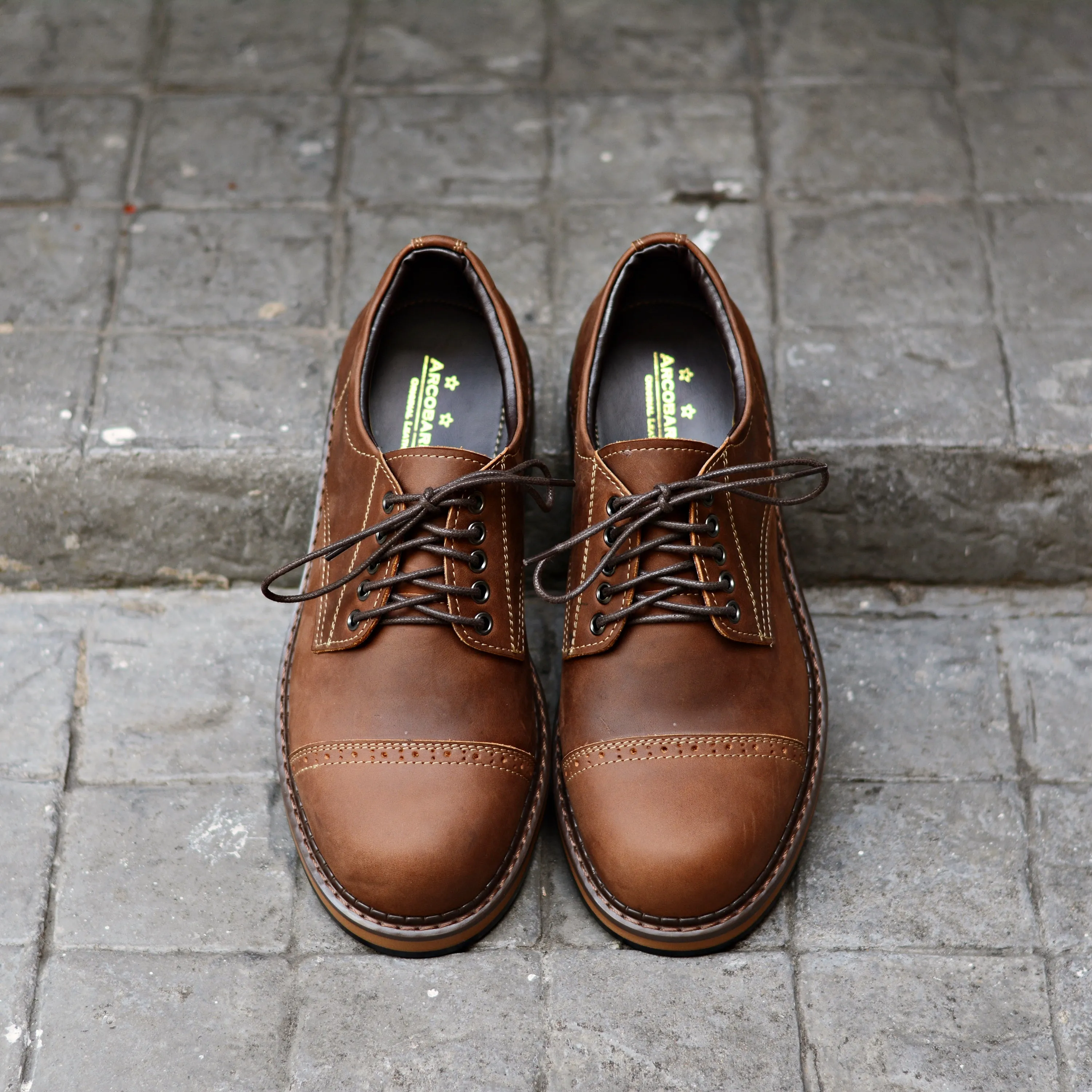 500 Workwear Copper   semi Brogue