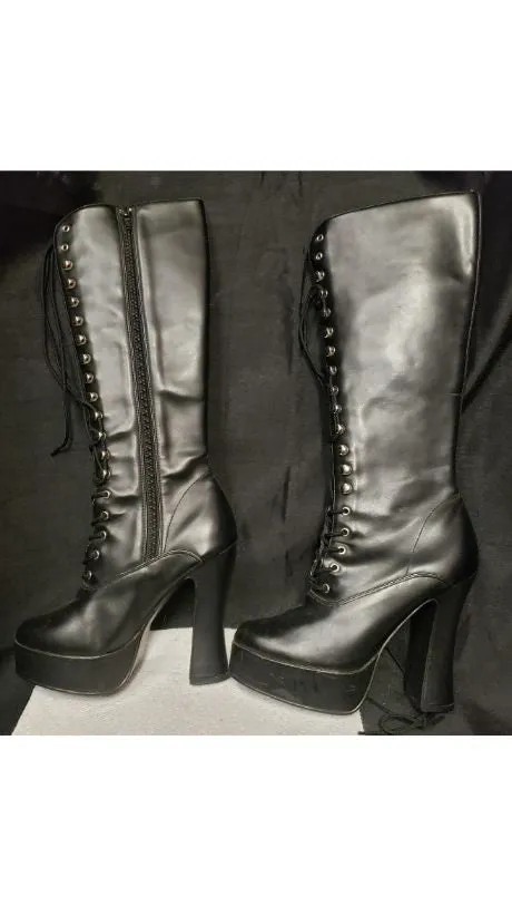 5" Electra -- Women's Granny Style Dress Boot -- Black