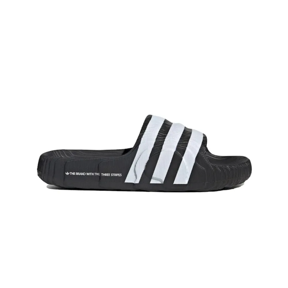 Adidas Adilette 22 "3 Stripe" Slides (Core Black)(IF3670)