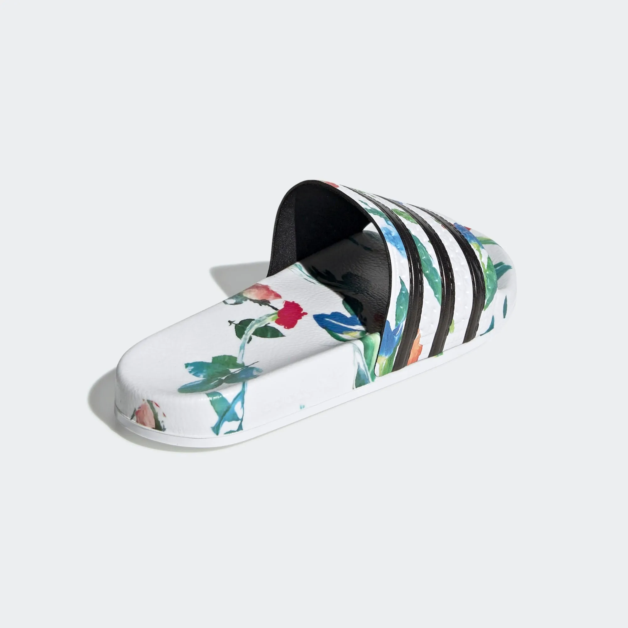 ADIDAS Women's Adilette Classic "White Floral" Slides (EE4851)