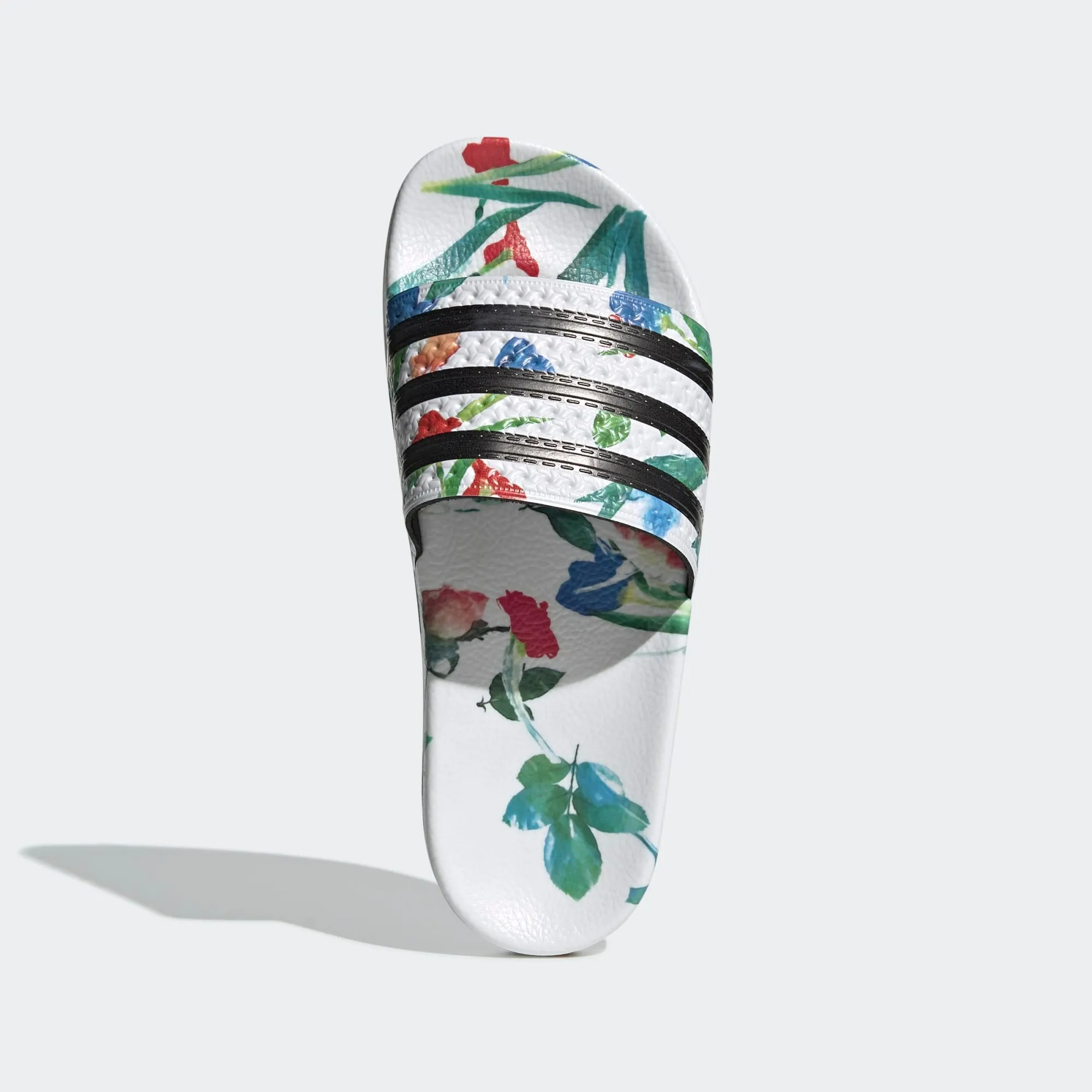 ADIDAS Women's Adilette Classic "White Floral" Slides (EE4851)