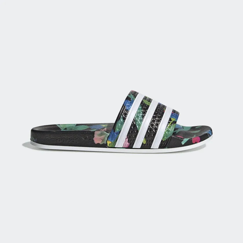 Adilette Classic Womens (Black Floral)