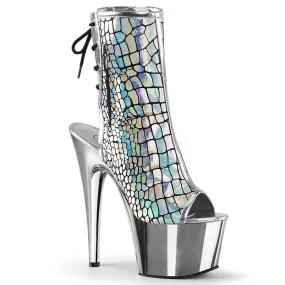 Adore-1018HG Hologram Ostrich Patent, 7" Heels