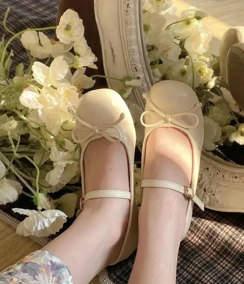Amaia Bowtie Ballet Shoes