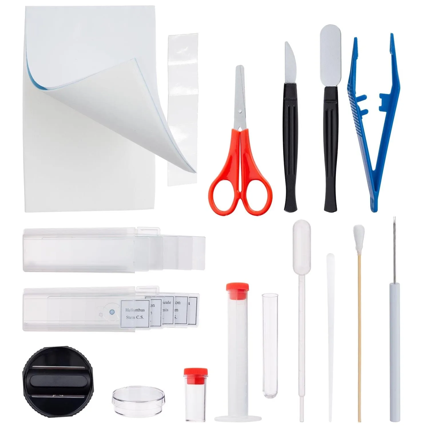 AmScope 35-Piece Essential Microscope Specimen Toolkit