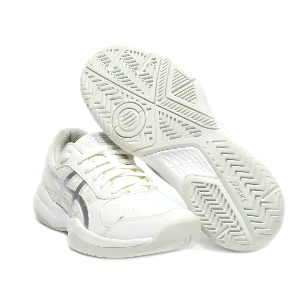 Asics Gel-Game Sport Shoes Fabric White Colour For Kids