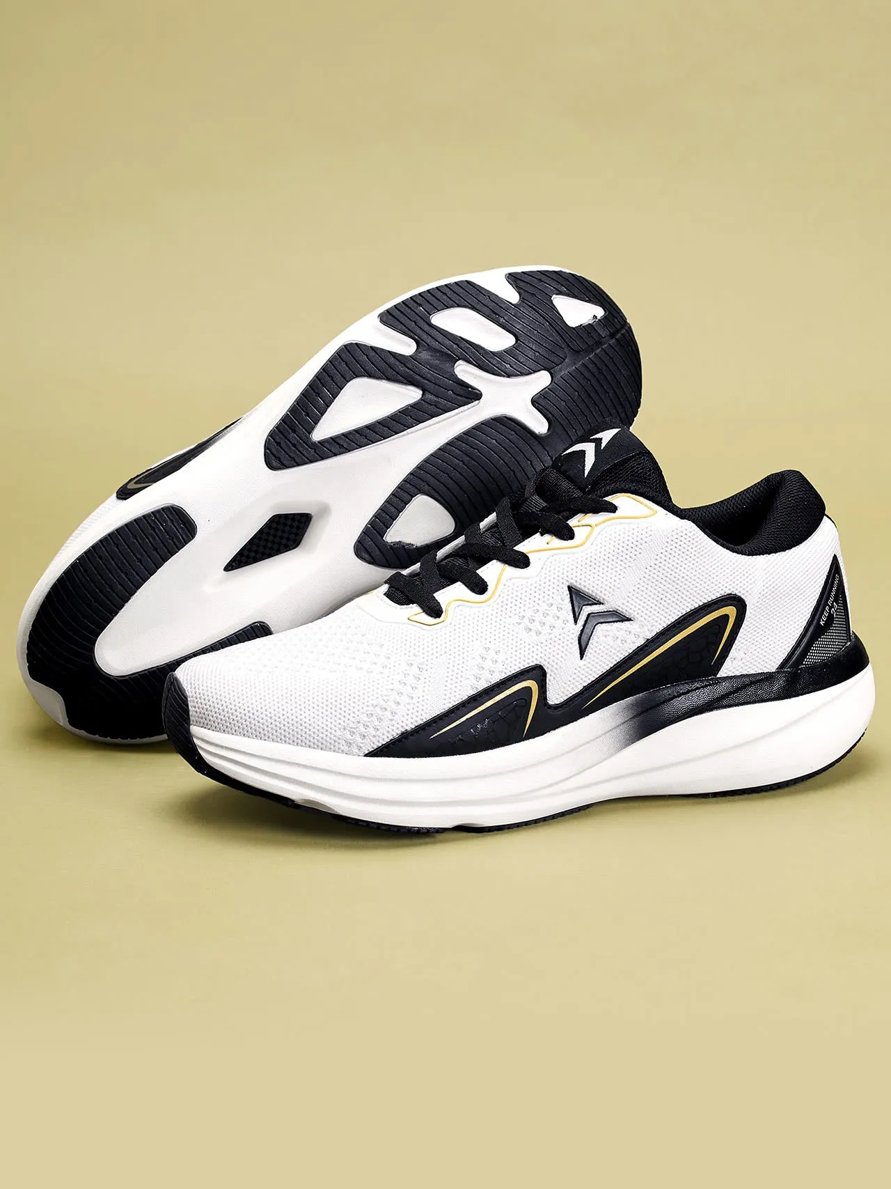 Avant Men's Radiant Running Shoes-White/Black