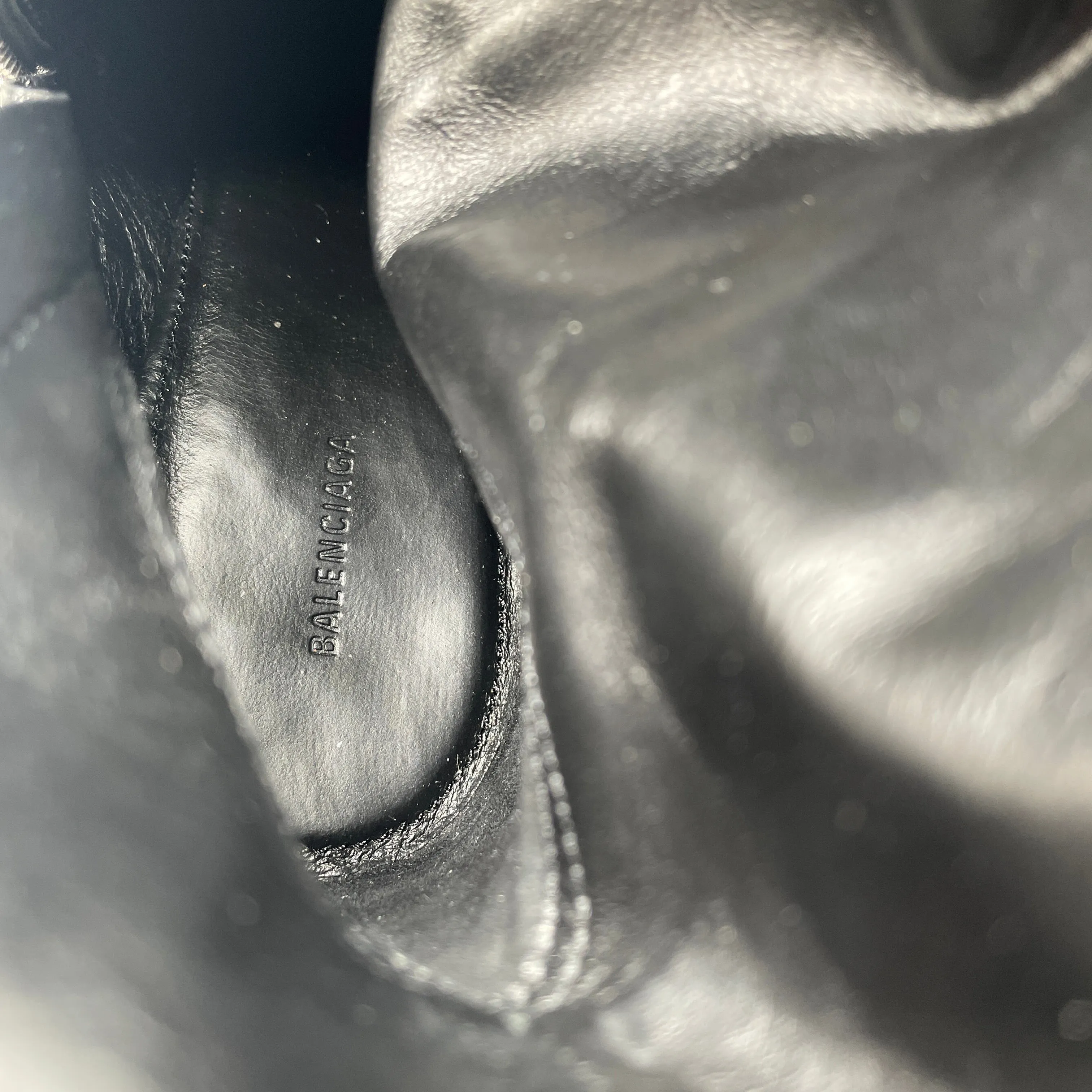 BALENCIAGA/Long Boots/PEIRCED CAGOLE BOOTS