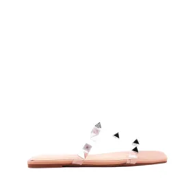 Betulia Slides with Silver Studs