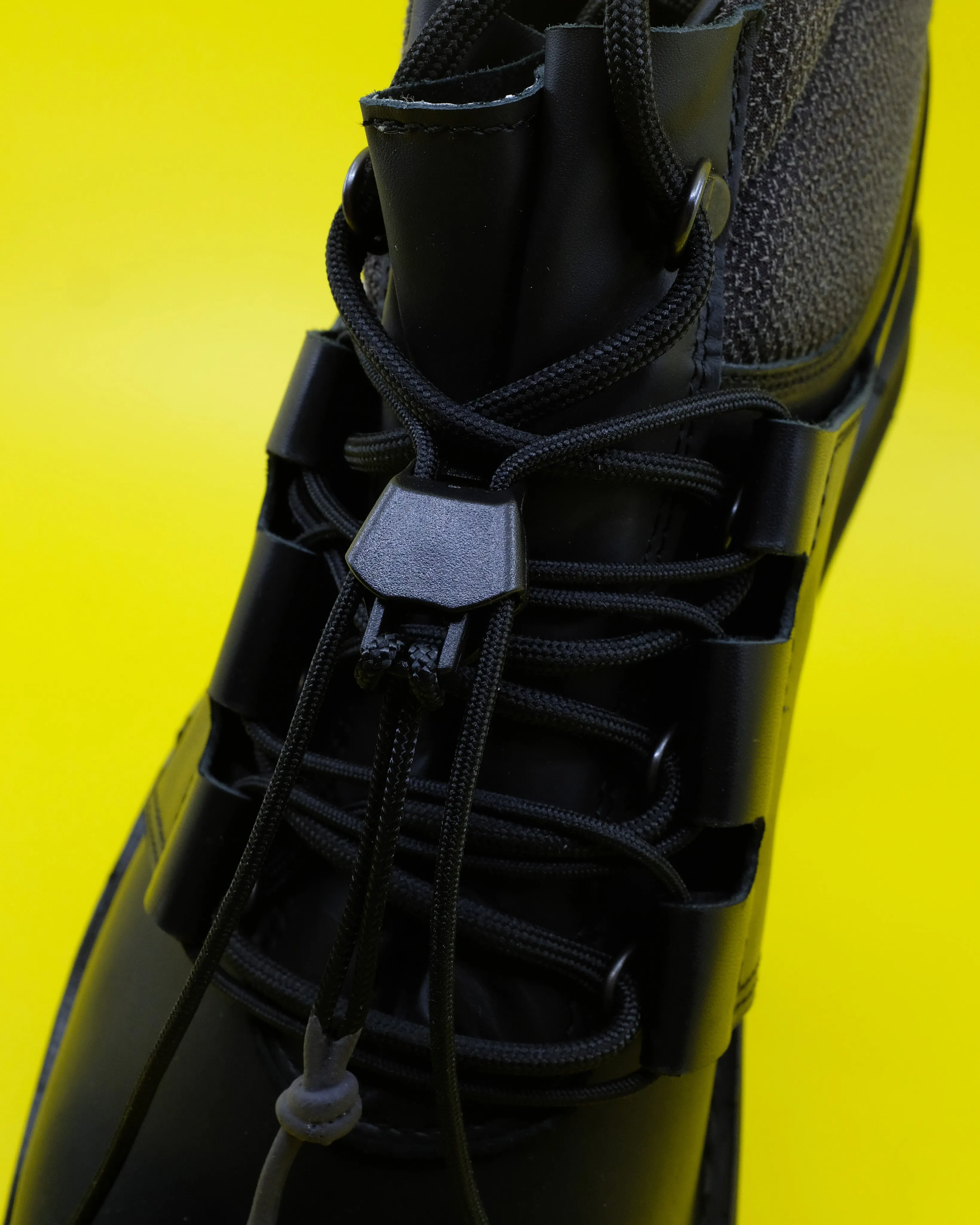 Black Calf Leather Mid Asphalt Derby