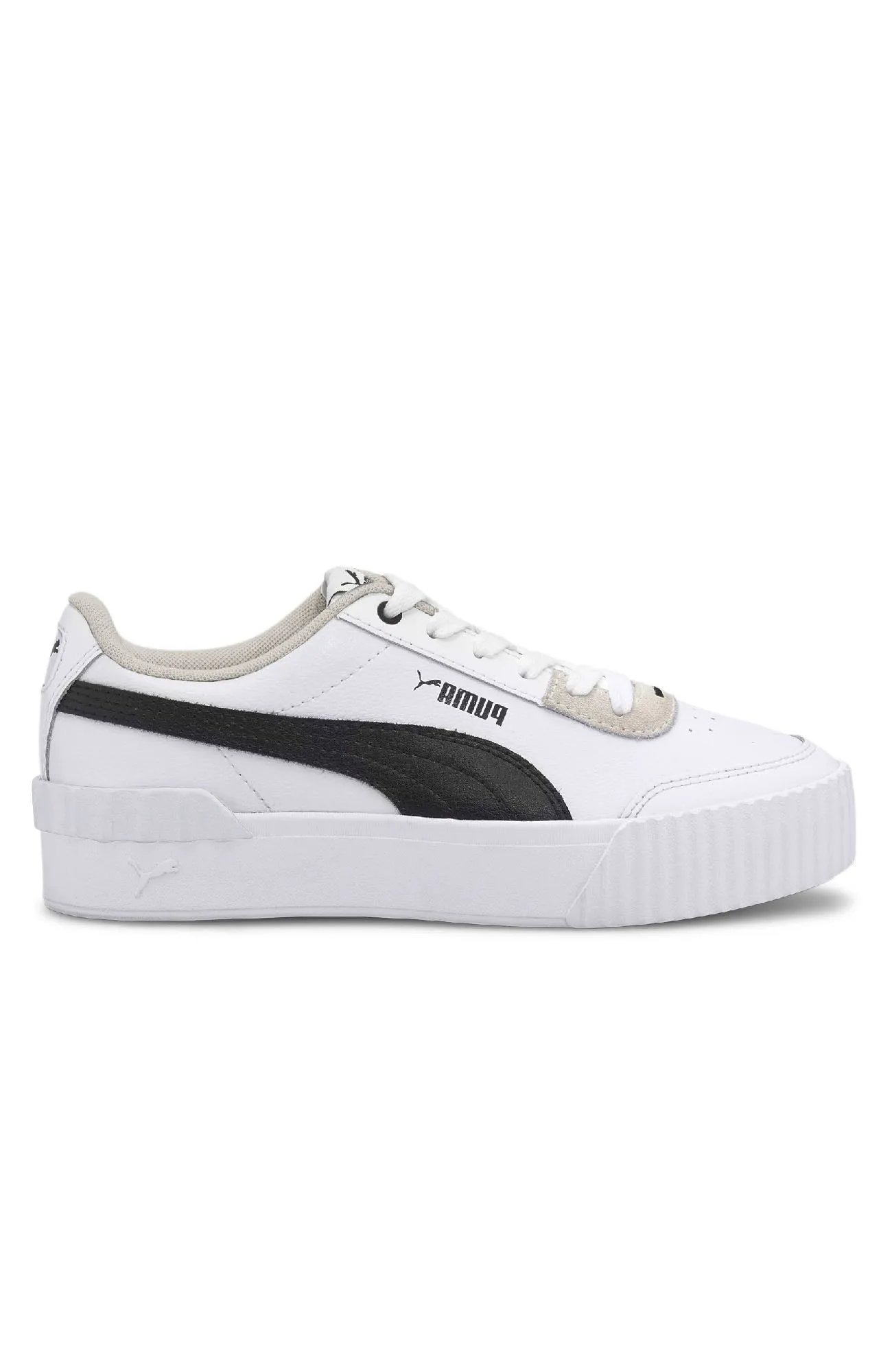 Carina Leather Sneaker Lift Puma White Black