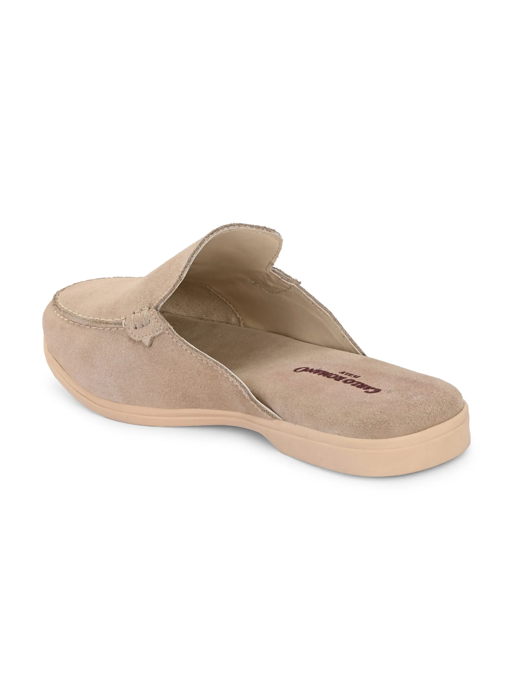 CARLO ROMANO BY WASAN PREMIUM STYLISH LEATHER MULES FOR MENS