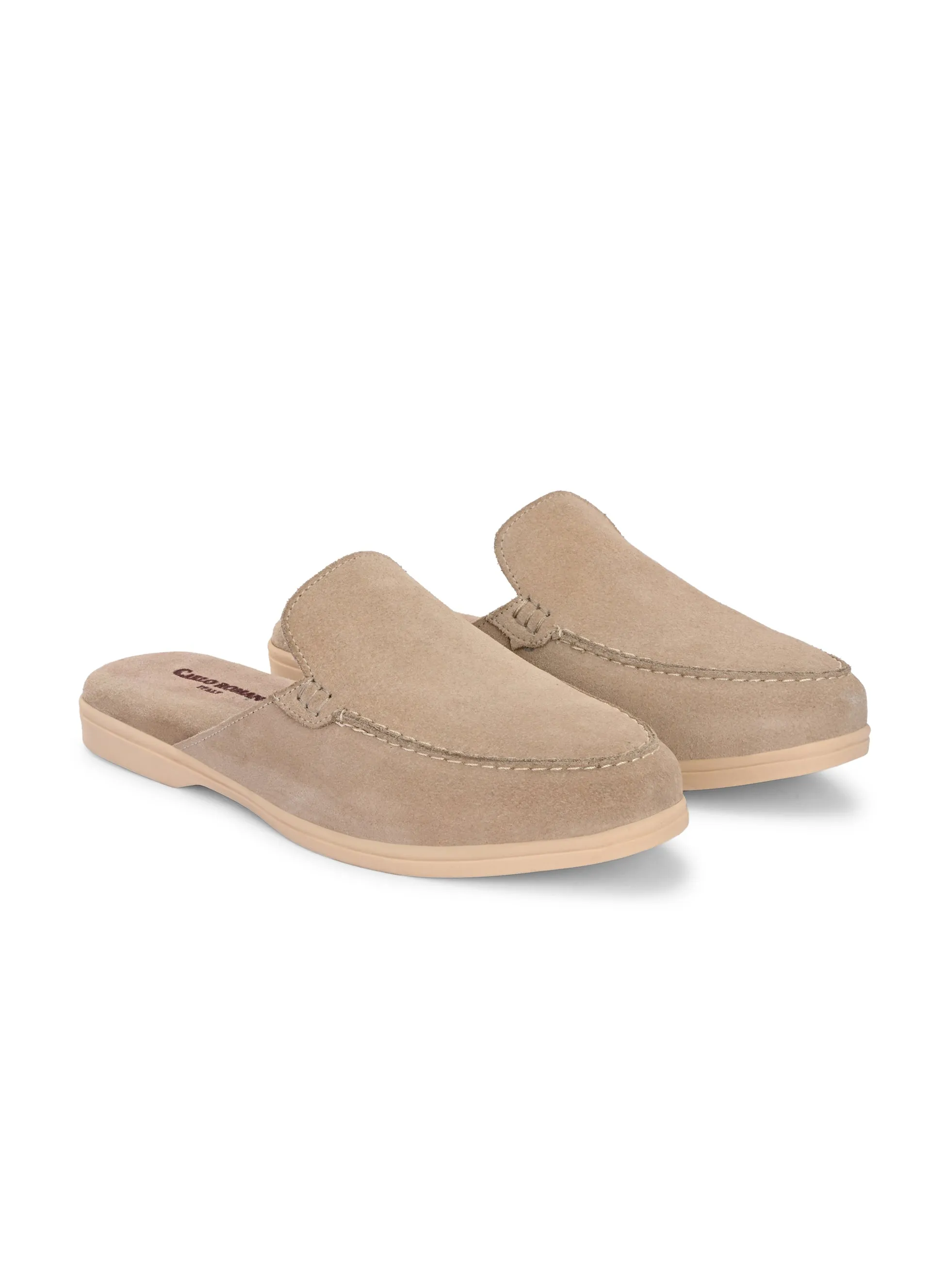 CARLO ROMANO BY WASAN PREMIUM STYLISH LEATHER MULES FOR MENS
