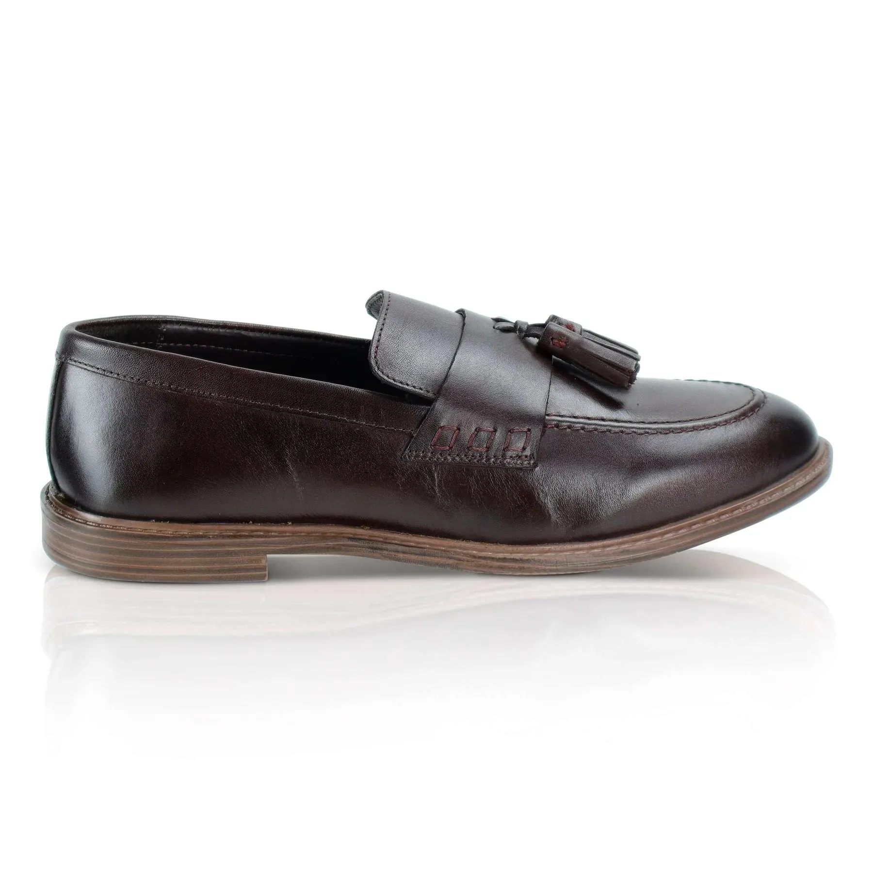 CHARLESTON Mens Loafers Burgundy