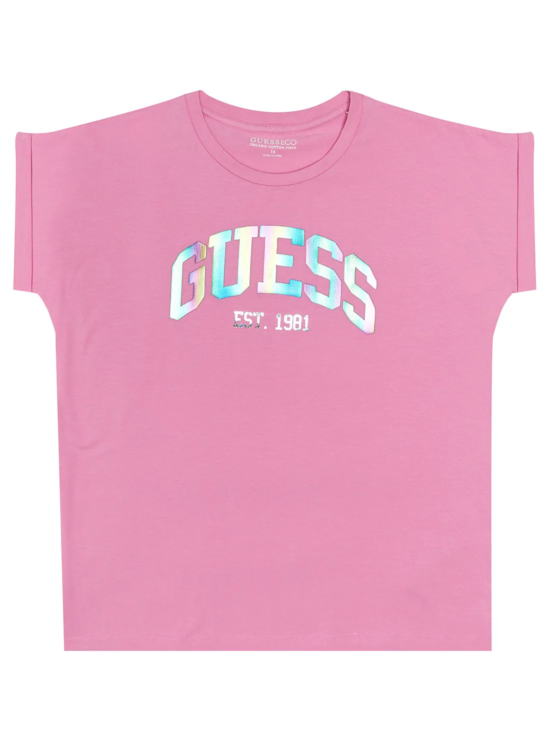 Ciclamino Vibes Metallic Logo T-Shirt (7-16)