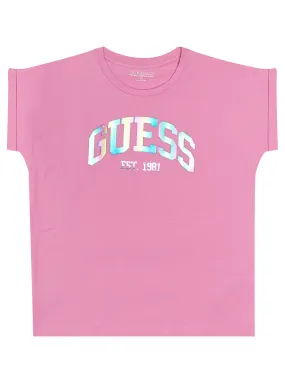 Ciclamino Vibes Metallic Logo T-Shirt (7-16)