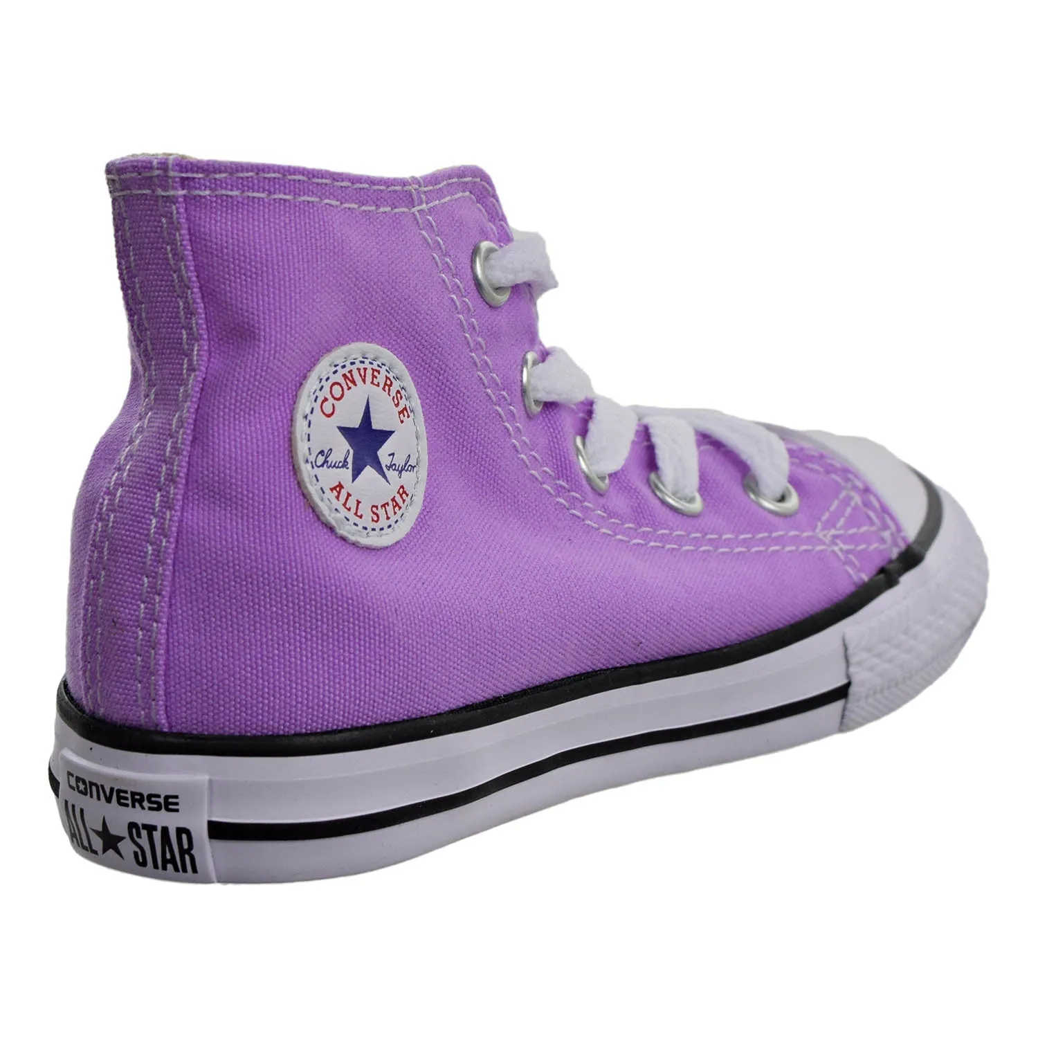 Converse Chuck Taylor All Star Hi Top Infant/Toddler Shoes Fuchsia Glow