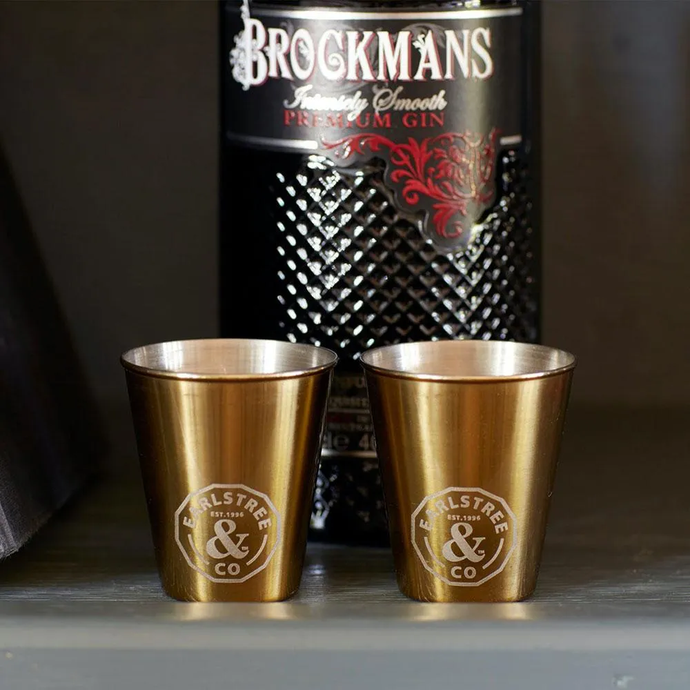 Creative Tops Earlstree & Co Set Of 4 Stainless Steel Shot Glasses