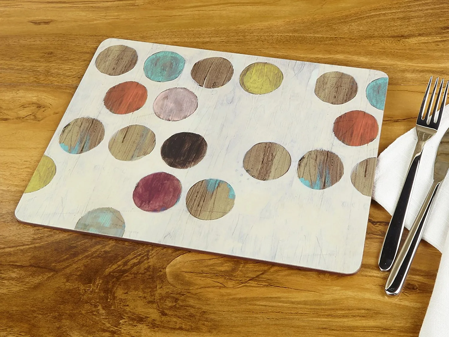 Creative Tops Retro Spot 6 Pack Of Placemats