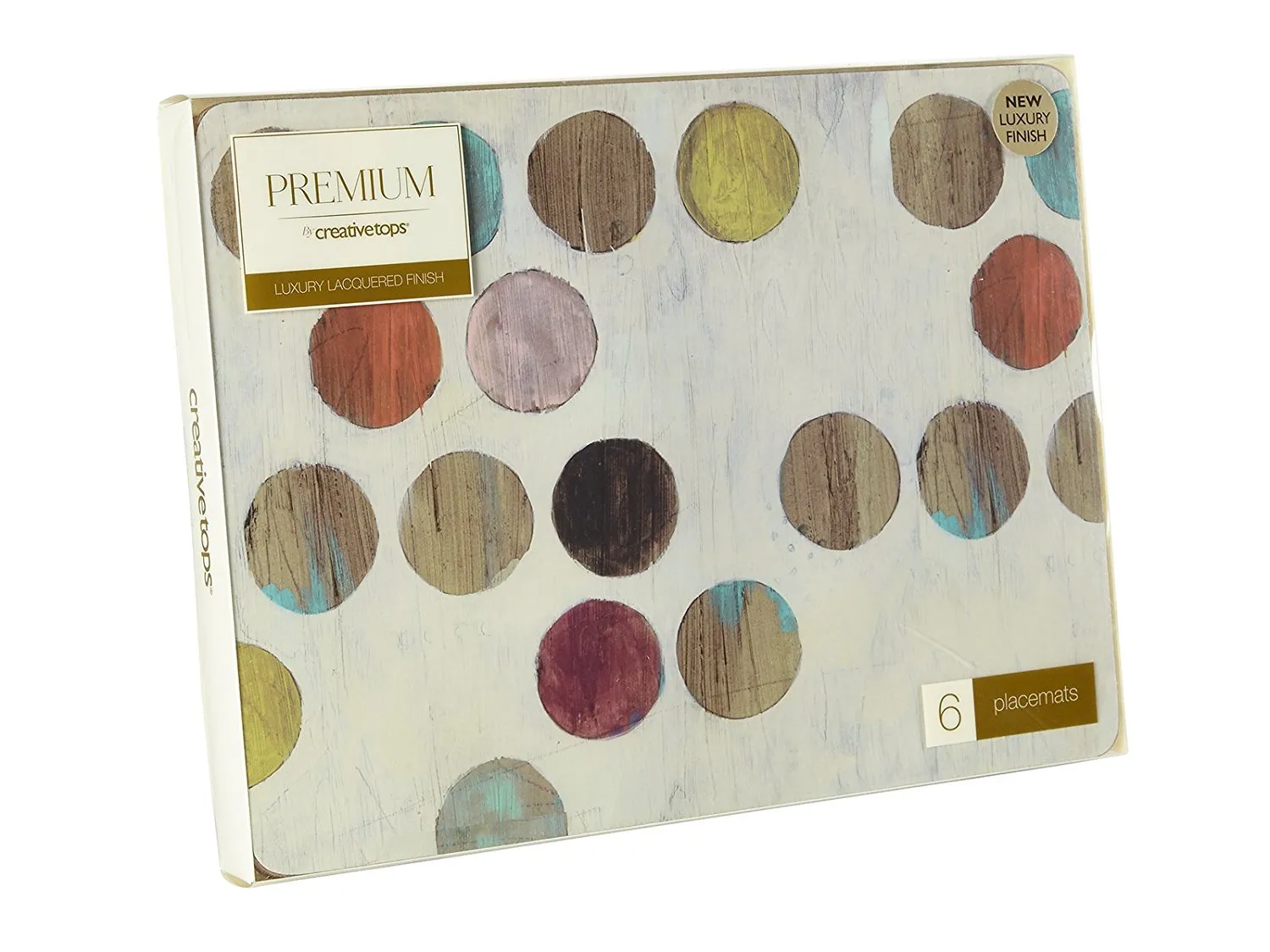Creative Tops Retro Spot 6 Pack Of Placemats