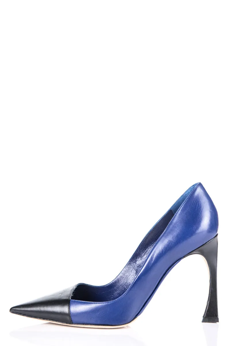 Dior Navy & Black Songe Pumps Size US 8.5 | EU 38.5