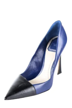 Dior Navy & Black Songe Pumps Size US 8.5 | EU 38.5