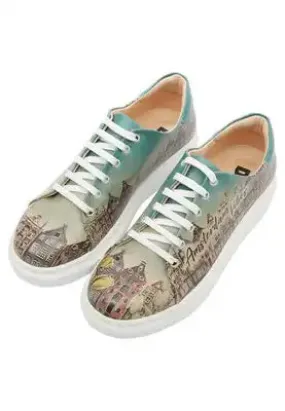 DOGO Turquoise Sneakers - Amsterdam Vibes Design