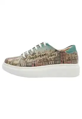 DOGO Turquoise Sneakers - Amsterdam Vibes Design