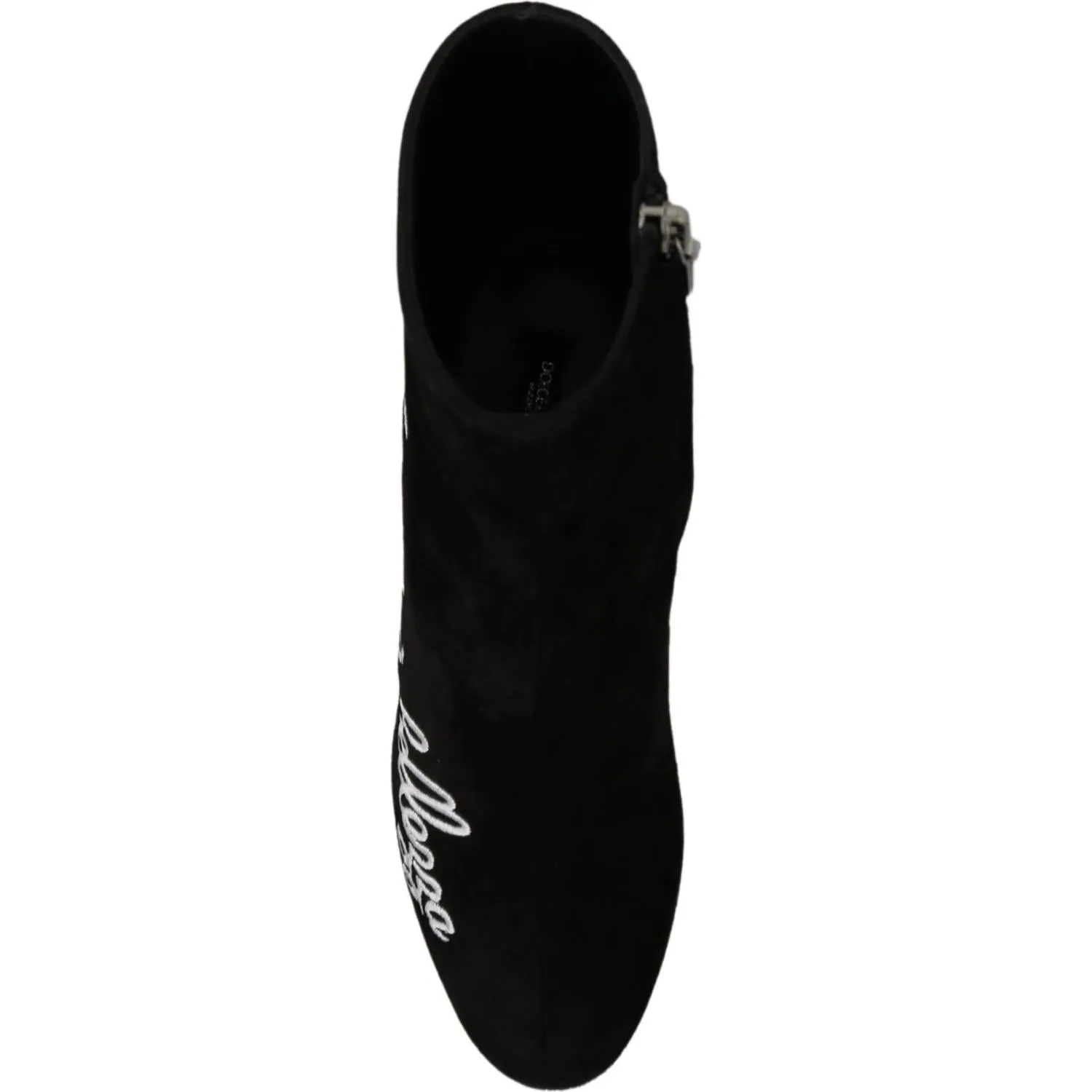 Dolce & Gabbana Chic Embroidered Ankle Boots