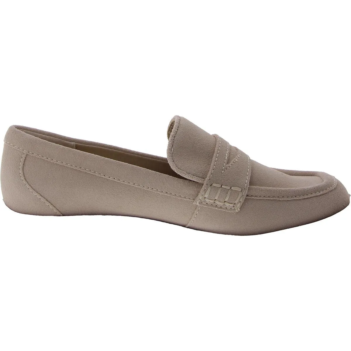 Dolce Vita Womens Faux Suede Square toe Loafers