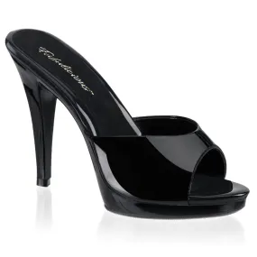 FLAIR-401-2 High Heel Mules Black