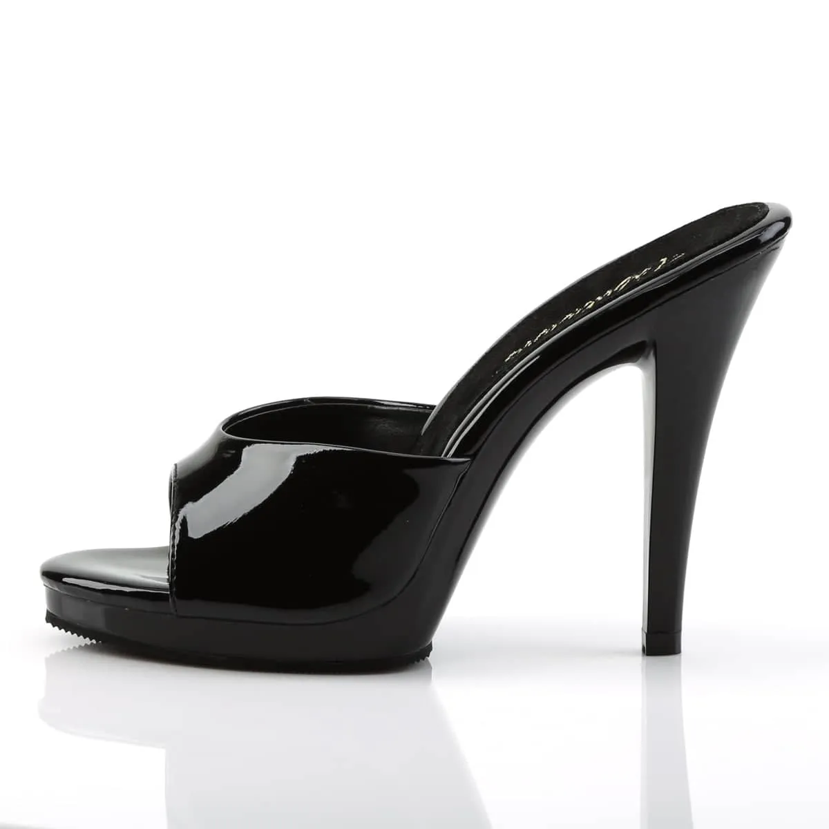 FLAIR-401-2 High Heel Mules Black