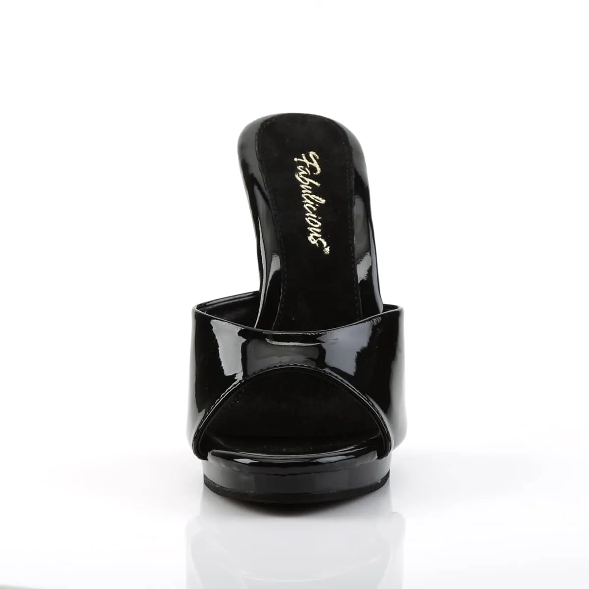 FLAIR-401-2 High Heel Mules Black