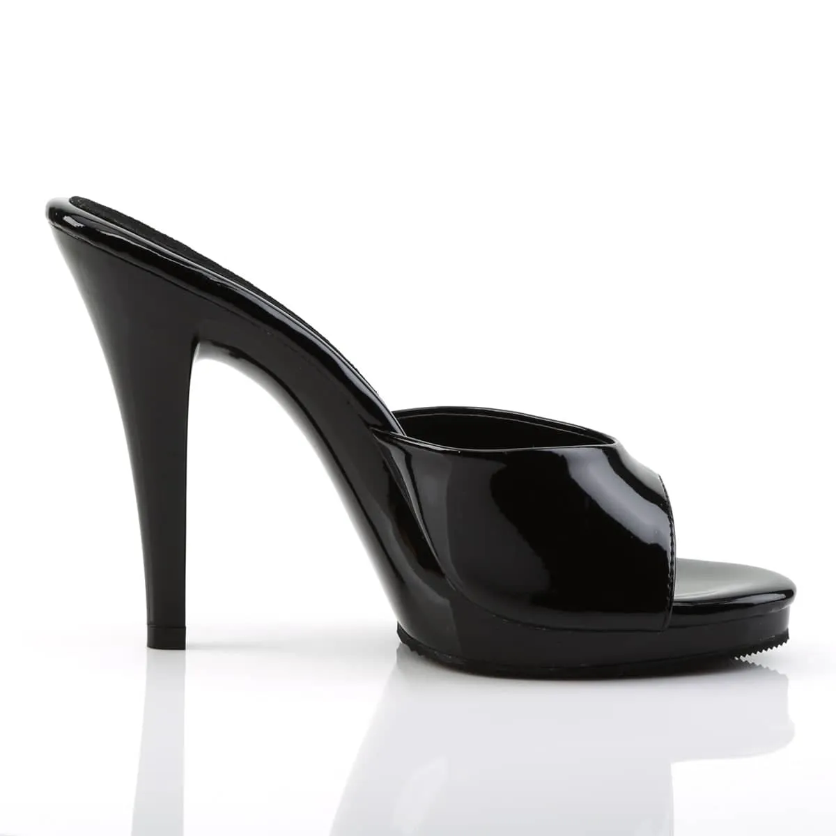 FLAIR-401-2 High Heel Mules Black