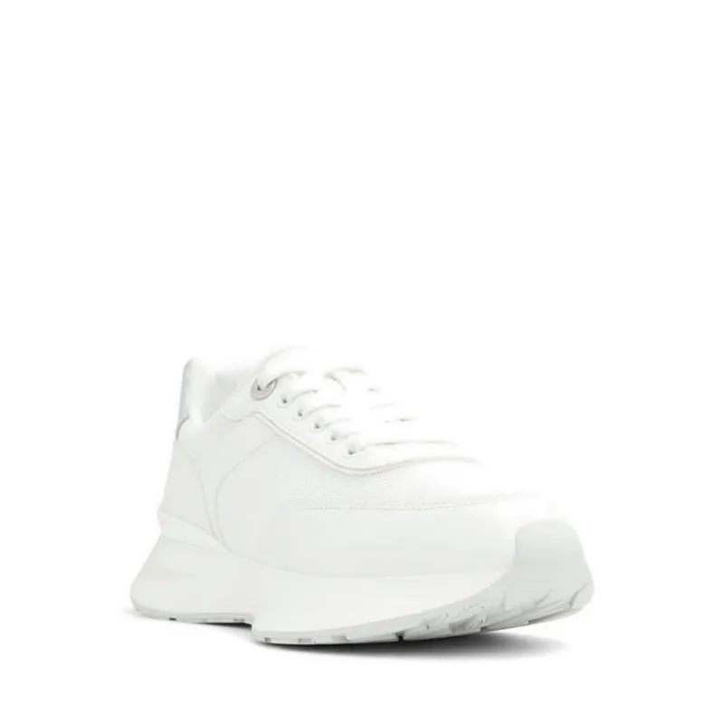 Gaoldan Women's Jogger Sole Sneaker - Silver