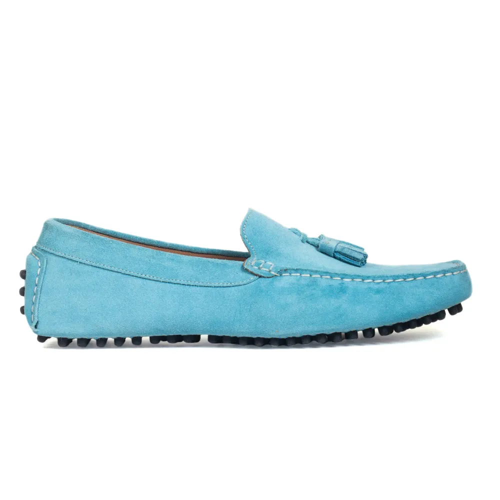 Gommino Suede Tassel Loafers (Limited Edition Sky Blue)