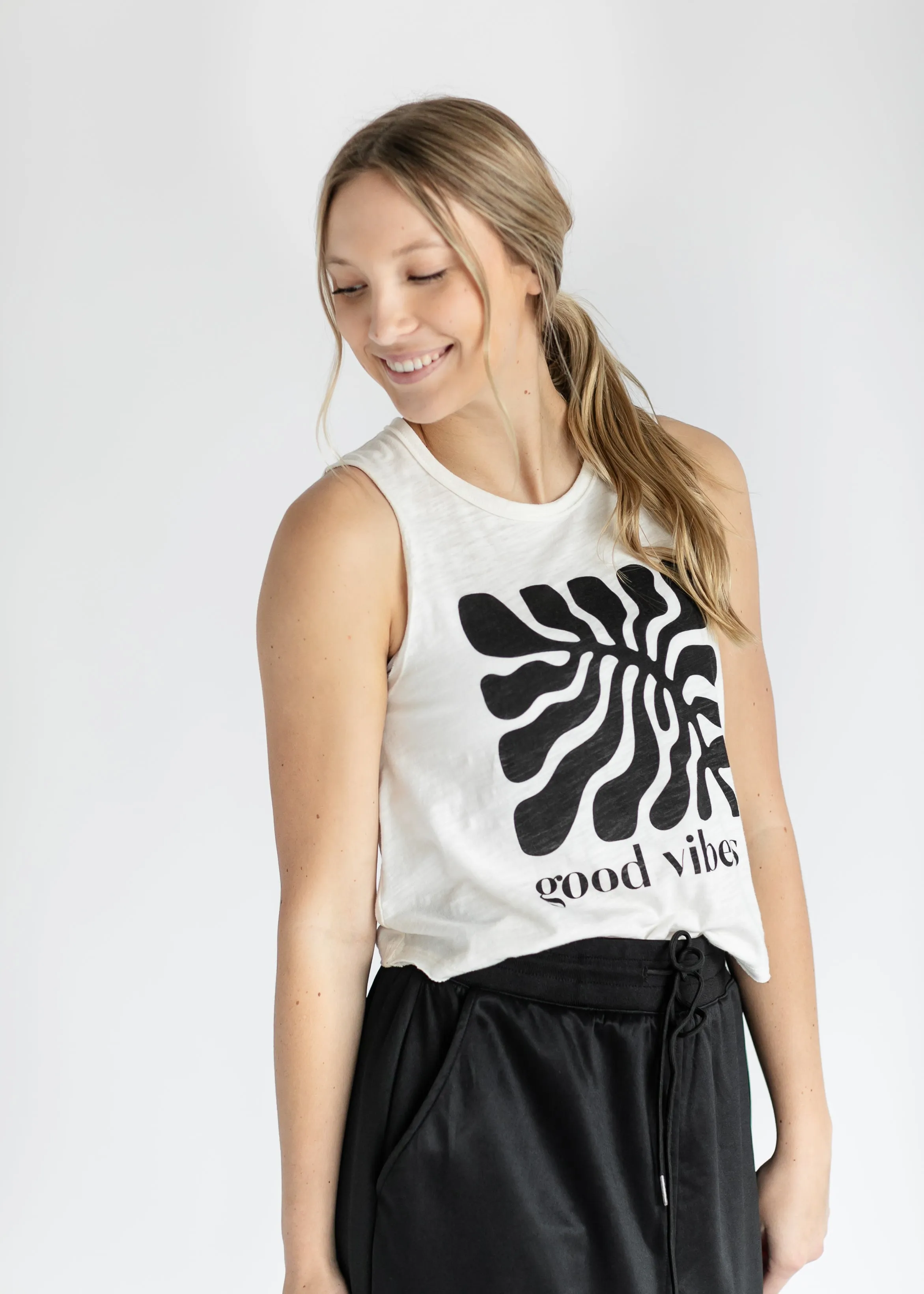 Good Vibes Classic Tank Top - FINAL SALE