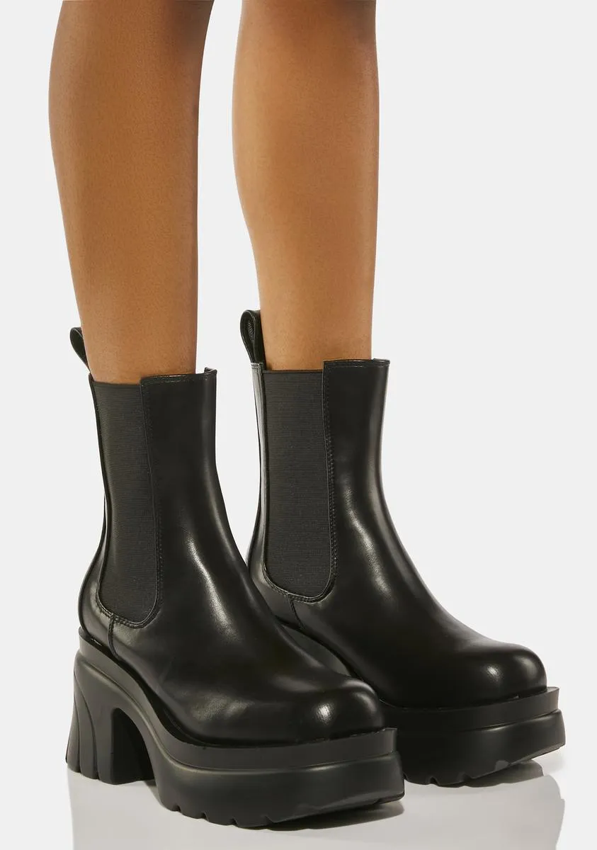 Hazey Dazey Platform Boots