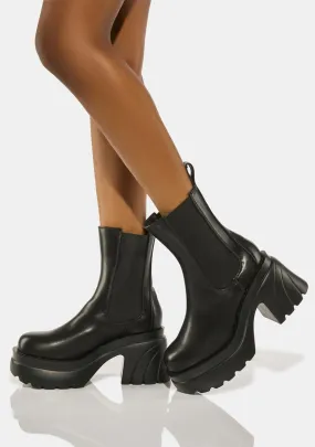 Hazey Dazey Platform Boots