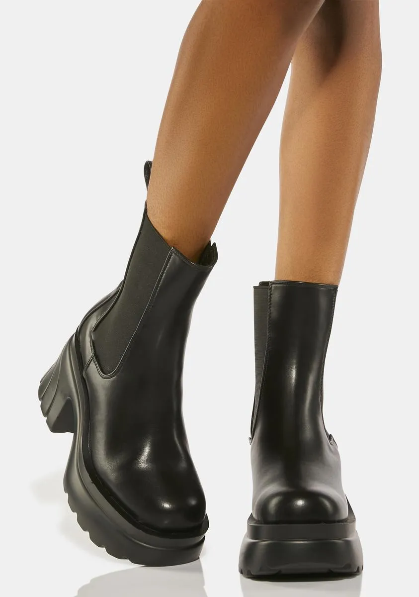 Hazey Dazey Platform Boots