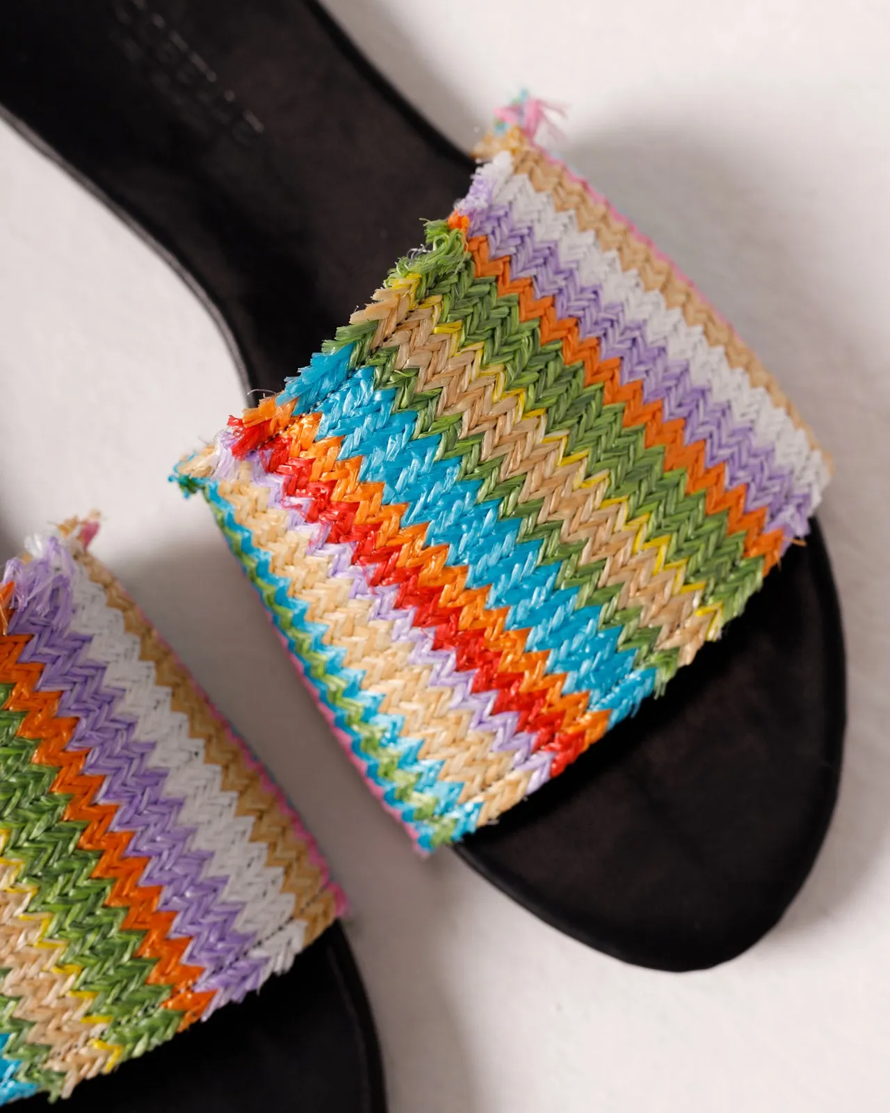 Iris in Candy Chevron