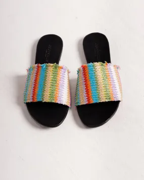Iris in Candy Chevron