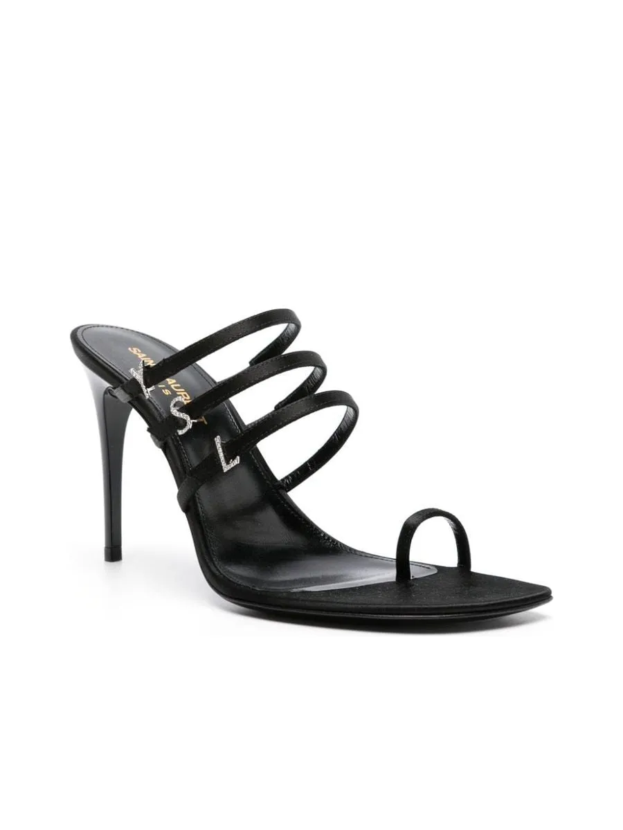 Jerry Satin Mules