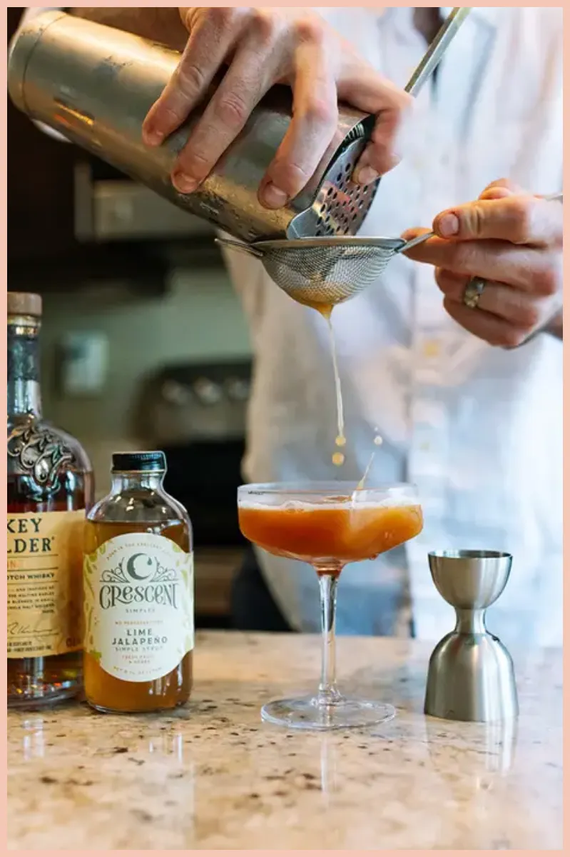 Lime Jalapeño Simple Syrup | Crescent Simples | 16 oz