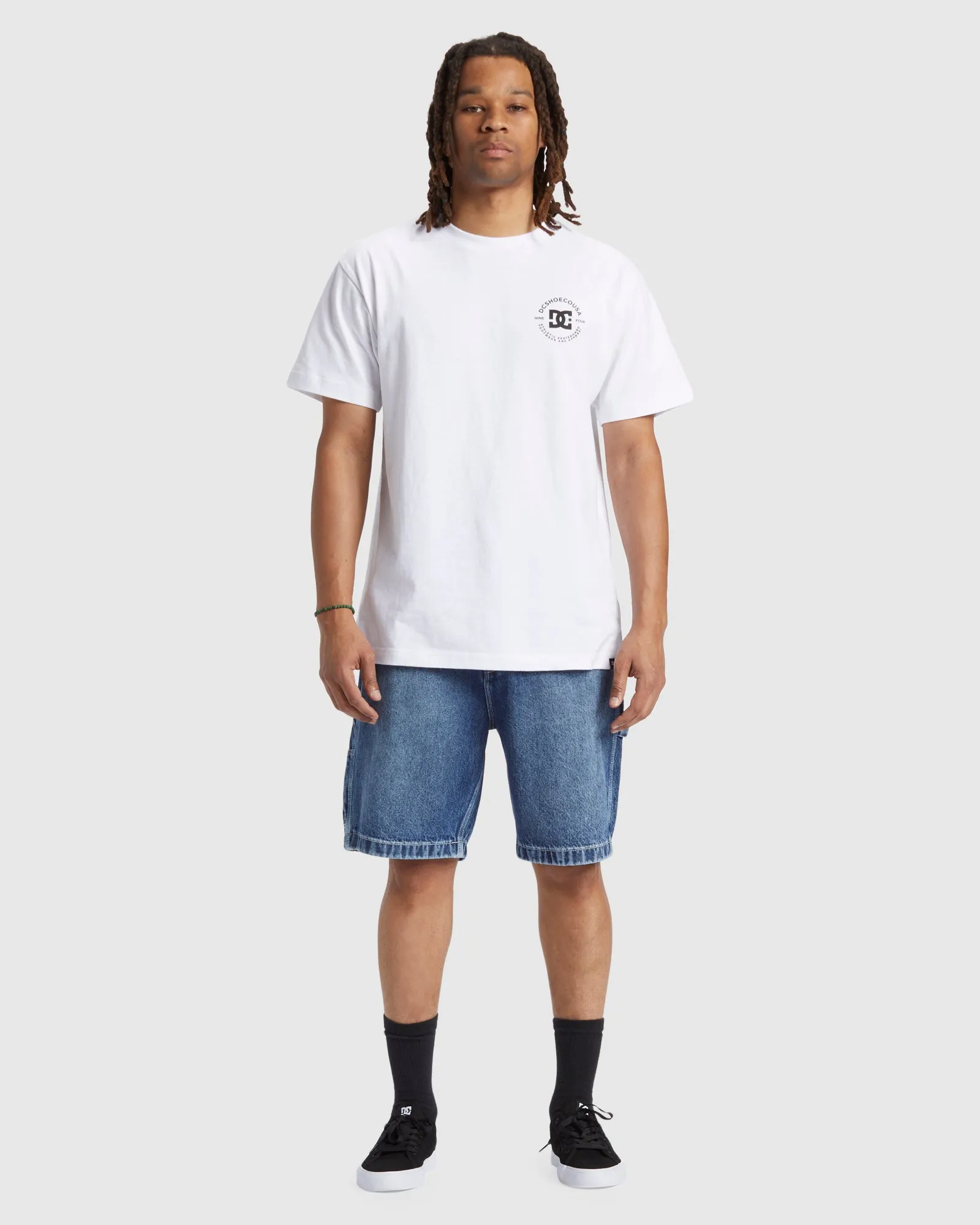 Mens Carpenter Baggy Denim Shorts