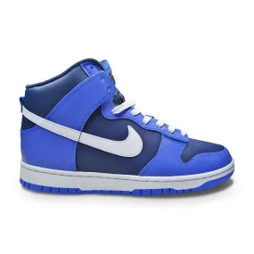 Mens Nike Dunk High Retro - DJ6189 400 - Medium Blue White