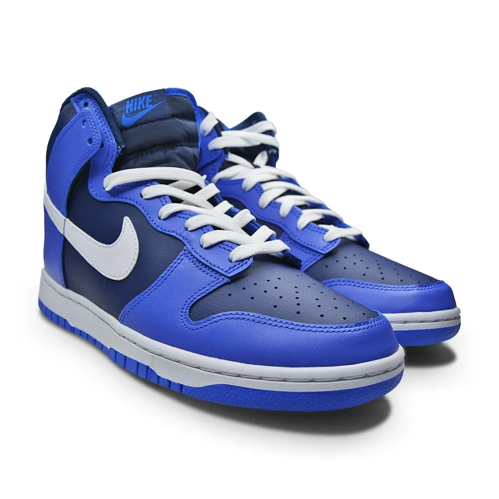 Mens Nike Dunk High Retro - DJ6189 400 - Medium Blue White