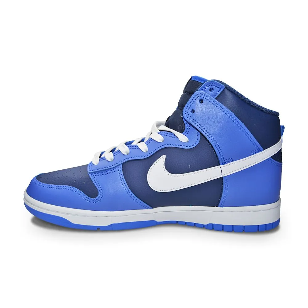 Mens Nike Dunk High Retro - DJ6189 400 - Medium Blue White