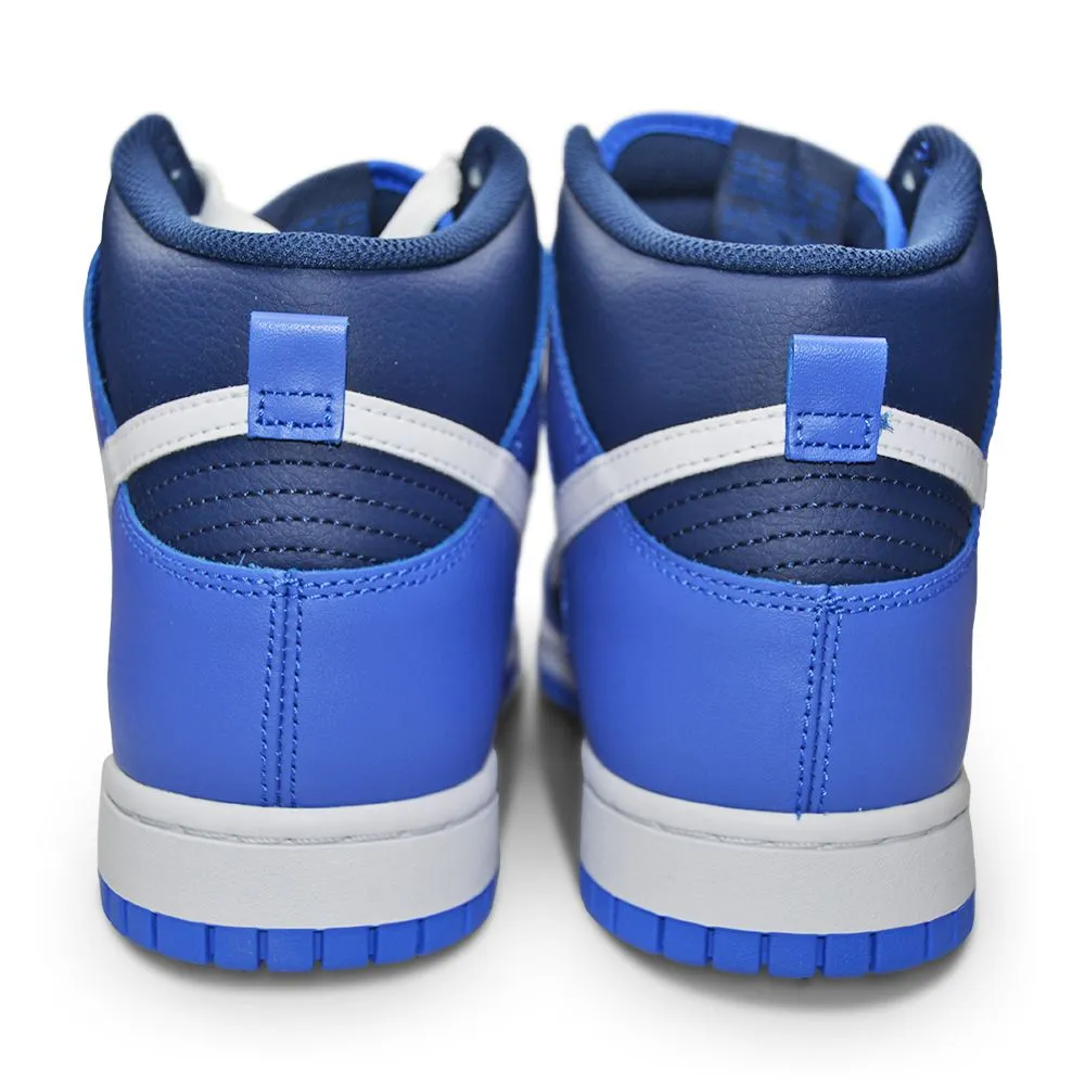 Mens Nike Dunk High Retro - DJ6189 400 - Medium Blue White