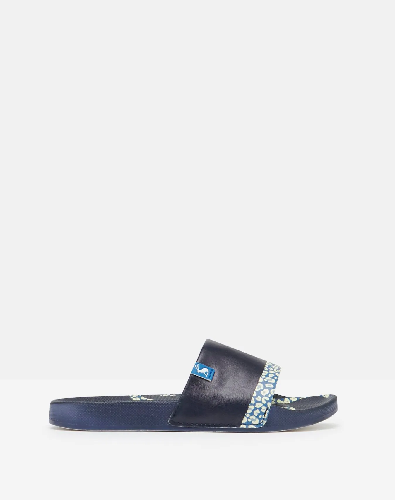 Navy Leopard Octopus Junior Poolside Printed Slider - Select Size
